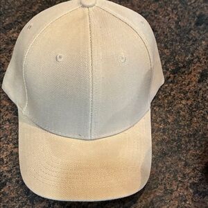Beige Baseball Cap